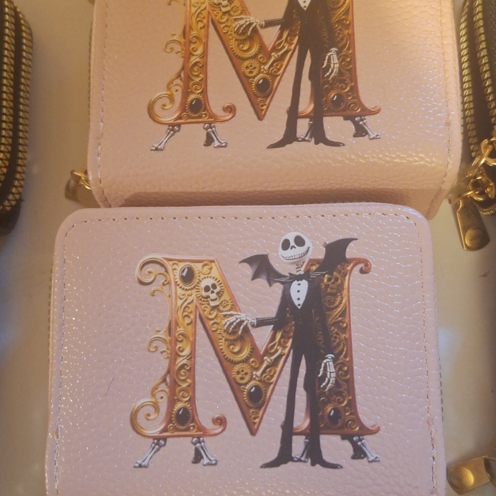 Pink Wallet with Character Design